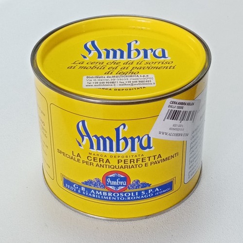 Ambra 500ml cera solida gialla